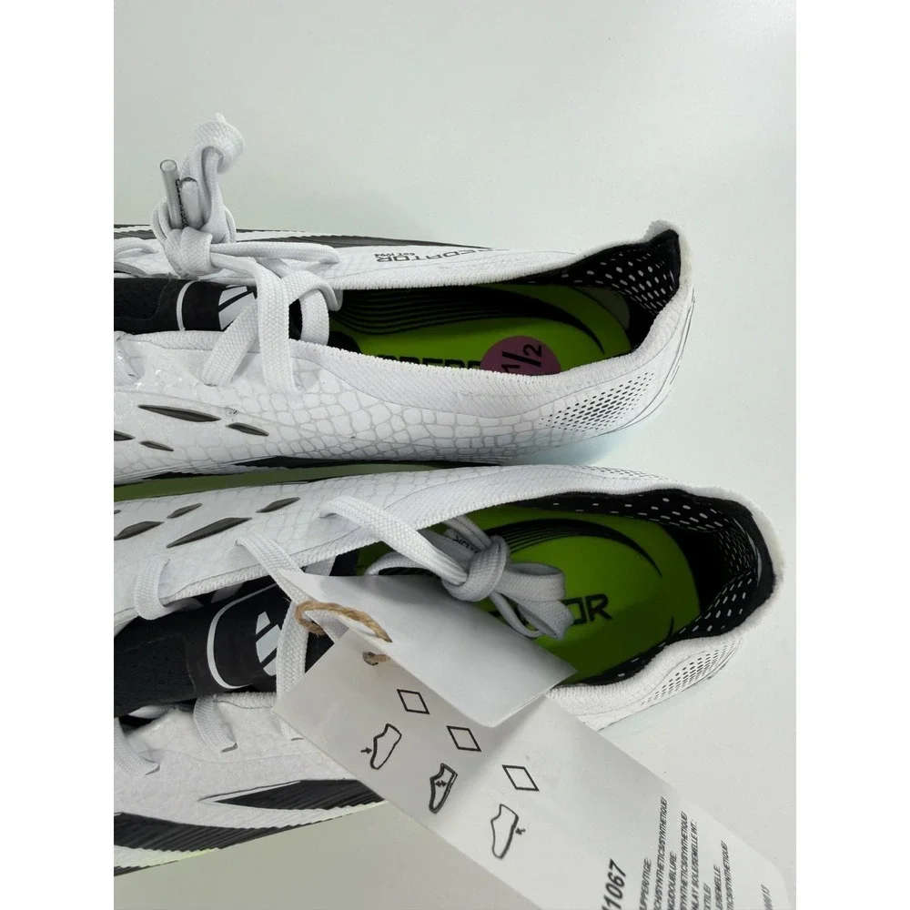 Adidas Predator Elite‎ SG Cleats Cloud White Black Lucid Lemon Men Sz 5.5 JI1067